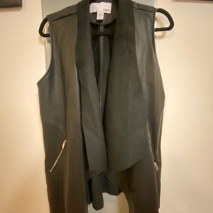Faux Leather Vest
